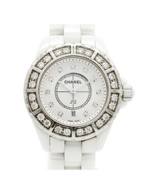 Chanel J12 Diamond White Dial Watch
